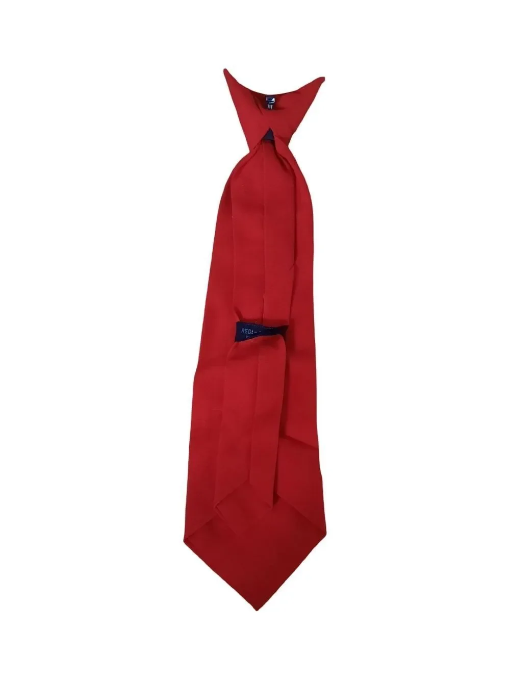 Solid Red Silk Tie